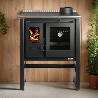 Cocina A Leña Ares 70 Charcoal Bosca1#Negro