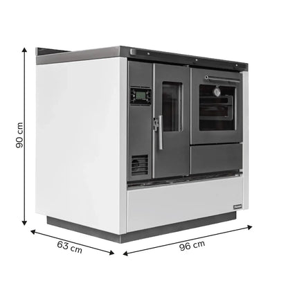 Cocina Smart Pellet Alcazar-Cocinas a Leña