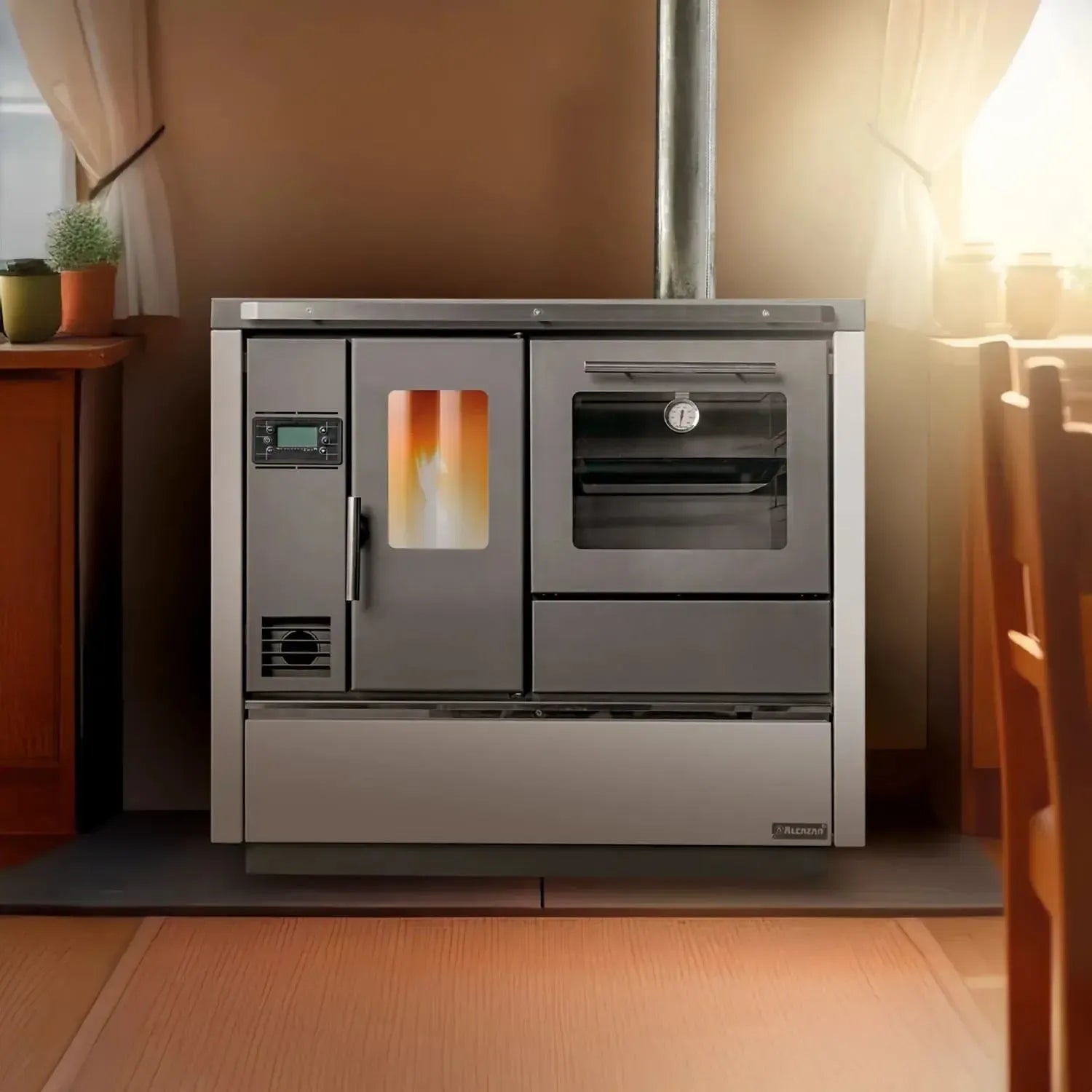 Cocina Smart Pellet Alcazar-Cocinas a Leña