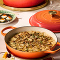 Cocotte Baja 30cm Flamme Doree Le Creuset1#Naranja