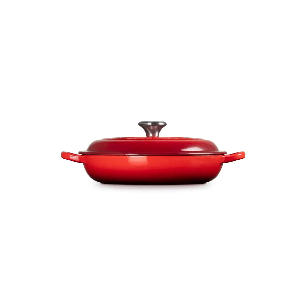 Cocotte Baja Signature 22 cm Cereza Le Creuset-Ollas