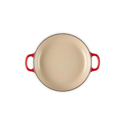 Cocotte Baja Signature 22 cm Cereza Le Creuset-Ollas