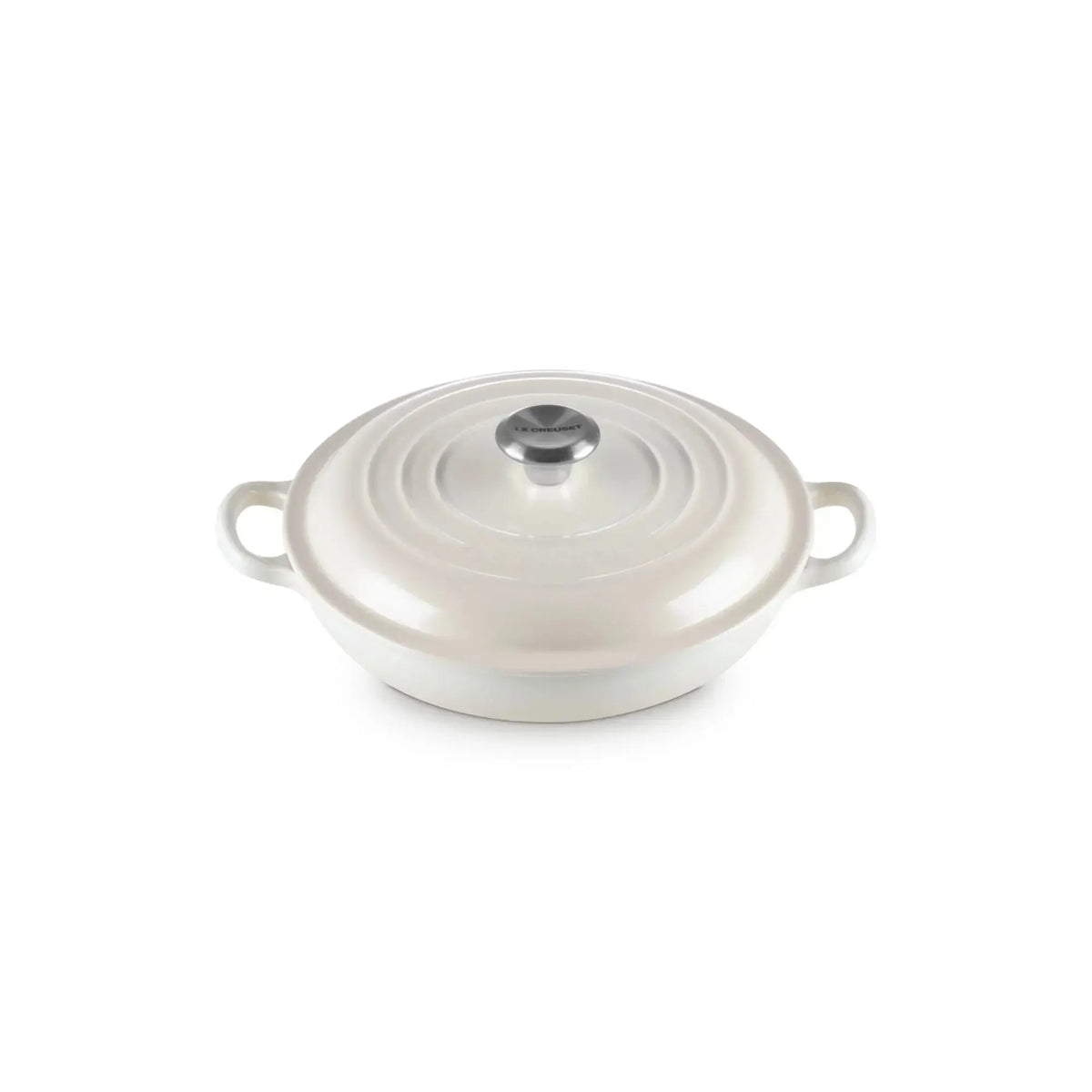Cocotte Baja Signature 22 cm Meringue Le Creuset-Ollas