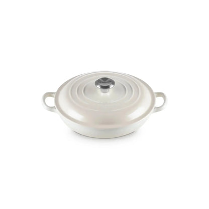 Cocotte Baja Signature 22 cm Meringue Le Creuset-Ollas