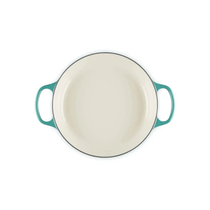 Cocotte Baja Signature 26 cm Bleu Riviera Le Creuset-Ollas