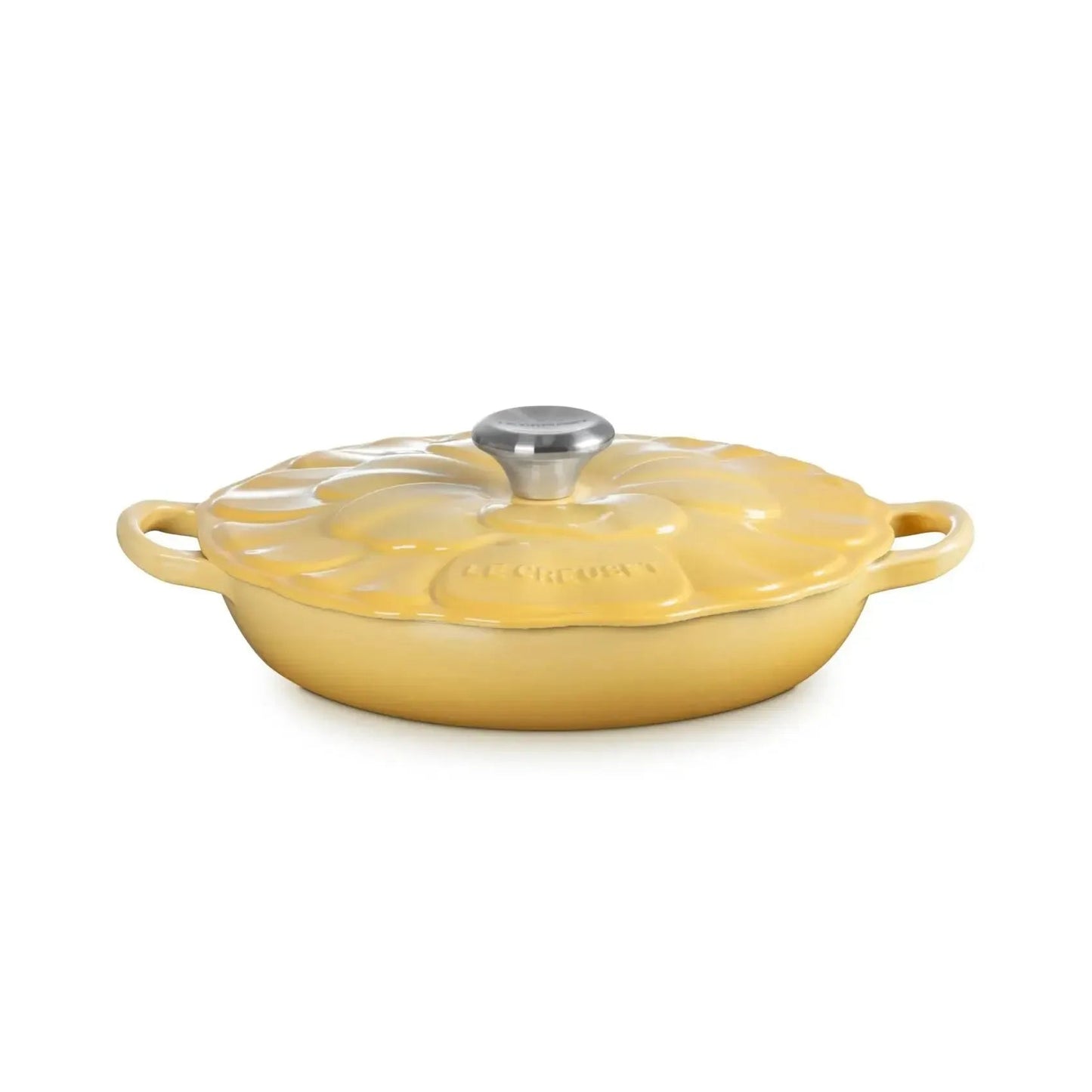 Cocotte Baja Signature Petal 26 cm Camomille Le Creuset-Ollas