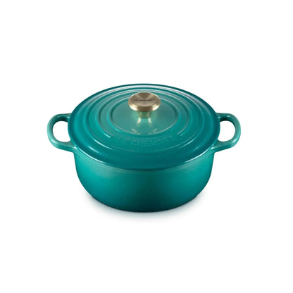 Cocotte Cacerola 20 Cm Bleu Riviera Le Creuset-Ollas