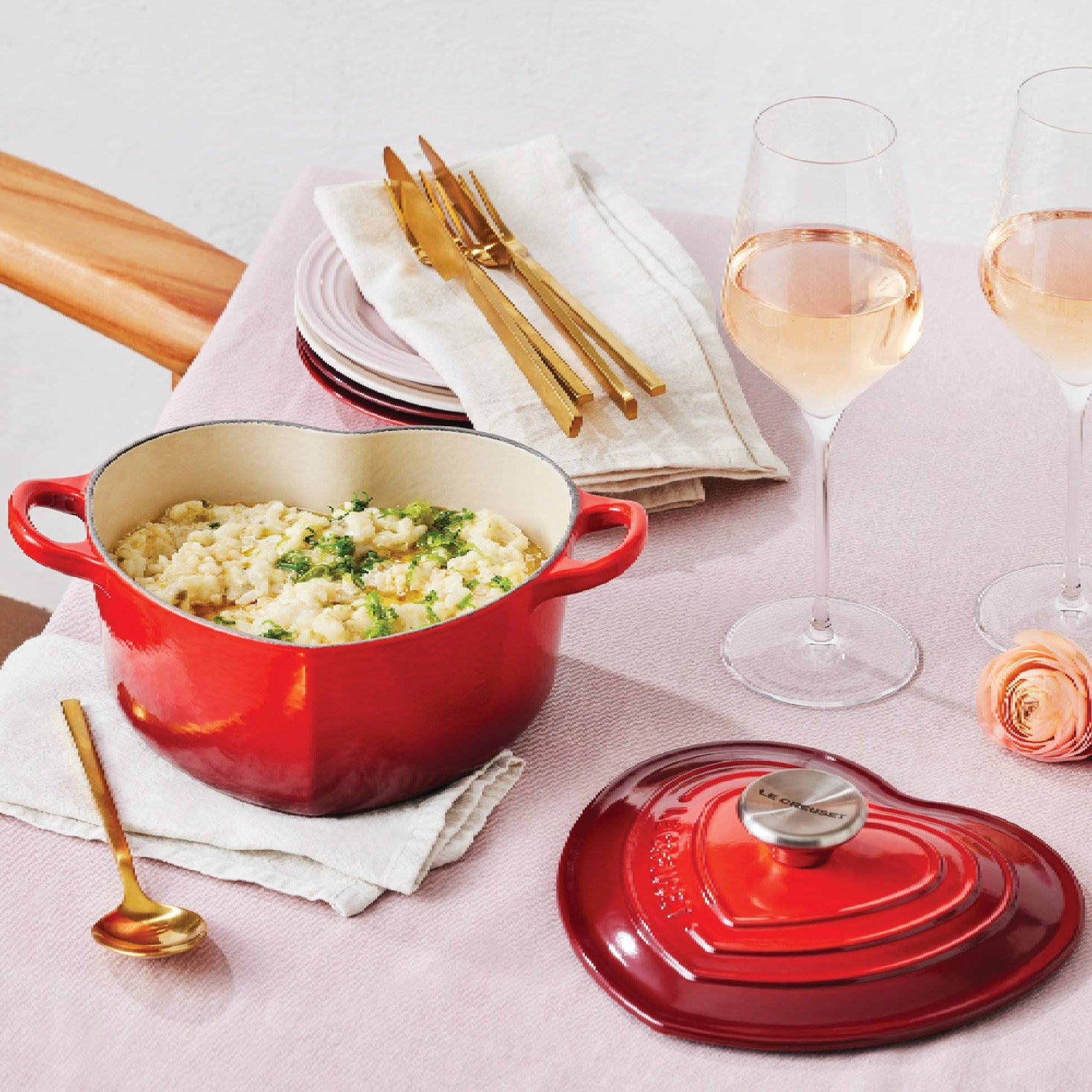 Cocotte Corazón Cereza 20 Cm Le Creuset2#Rojo