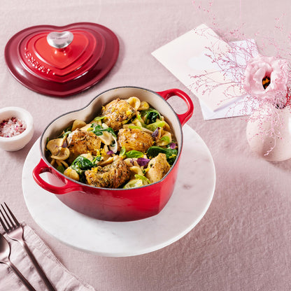 Cocotte Corazón Cereza 20 Cm Le Creuset1#Rojo