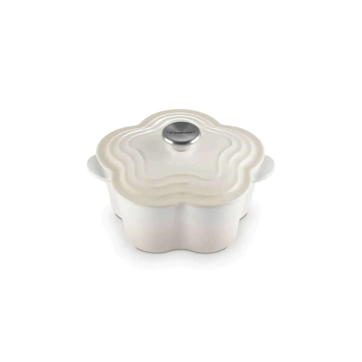 Cocotte Flower 20 cm Meringue Le Creuset-Ollas