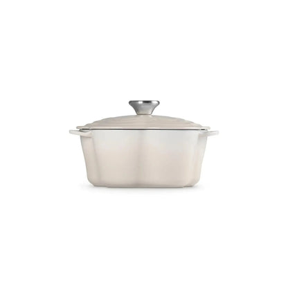 Cocotte Flower 20 cm Meringue Le Creuset-Ollas