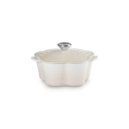 Cocotte Flower 20 cm Meringue Le Creuset-Ollas