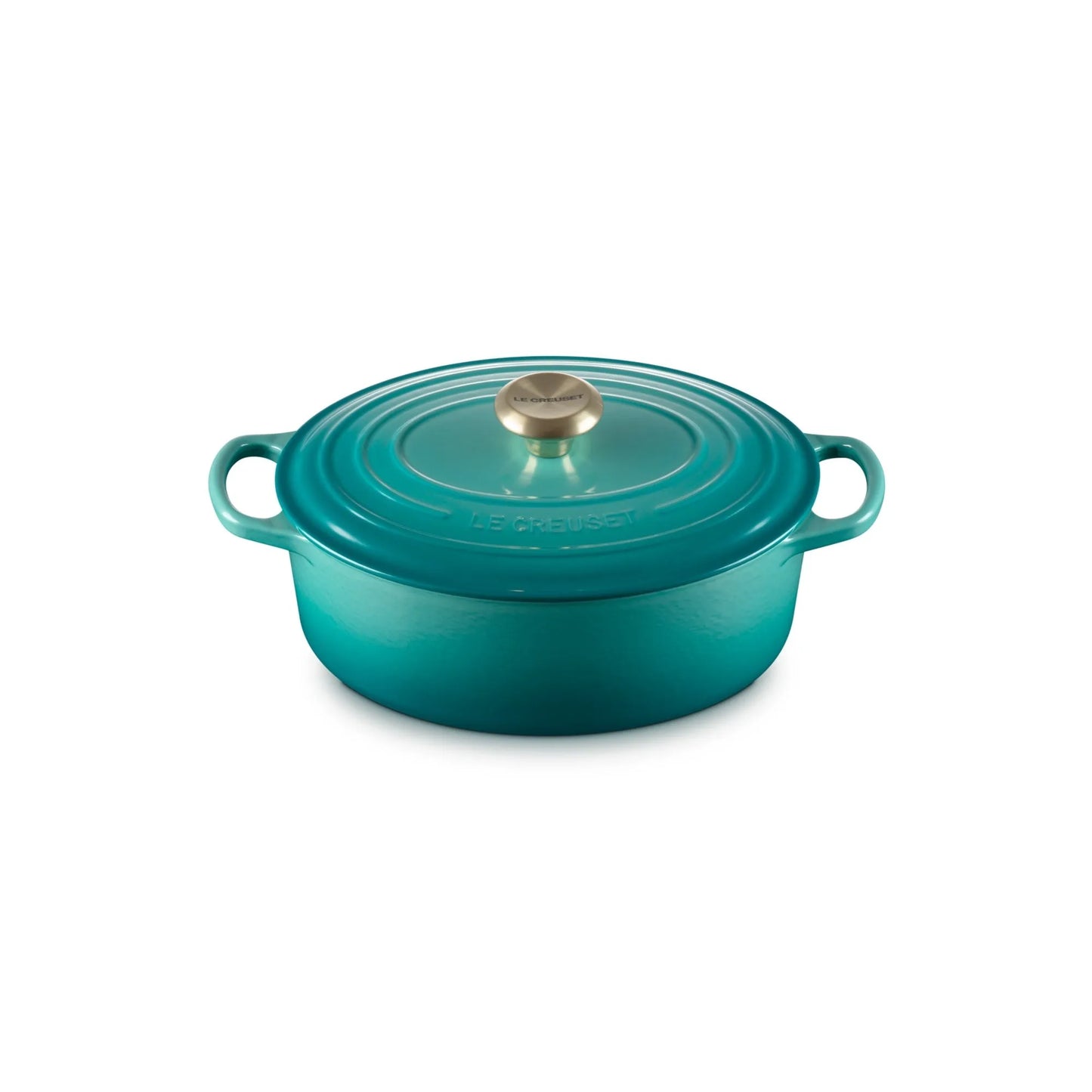 Cocotte Ovalada 29 Cm Bleu Riviera Le Creuset-Ollas