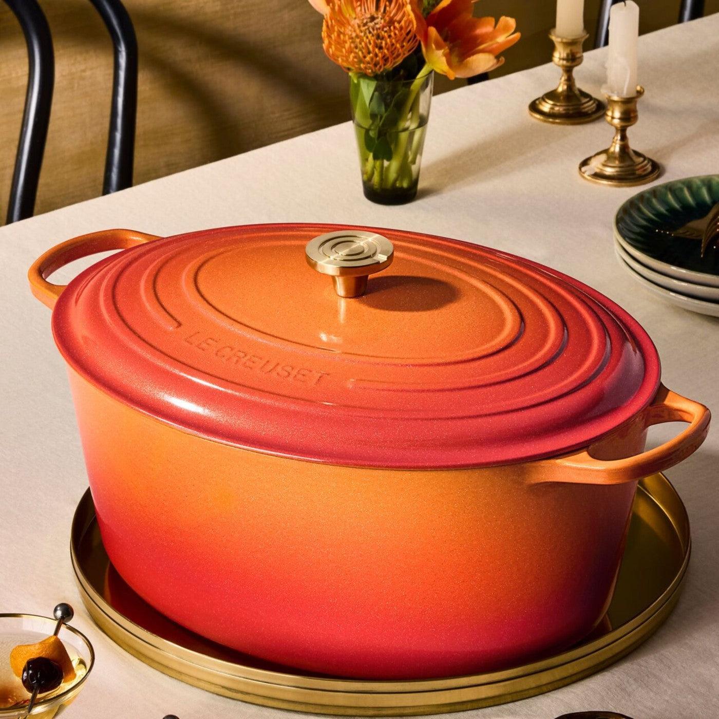 Cocotte Ovalada 40cm Flamme Doree Le Creuset1#Sin color