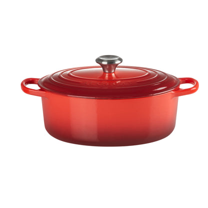 Cocotte Ovalada Cereza 27 Cm Le Creuset3#Rojo