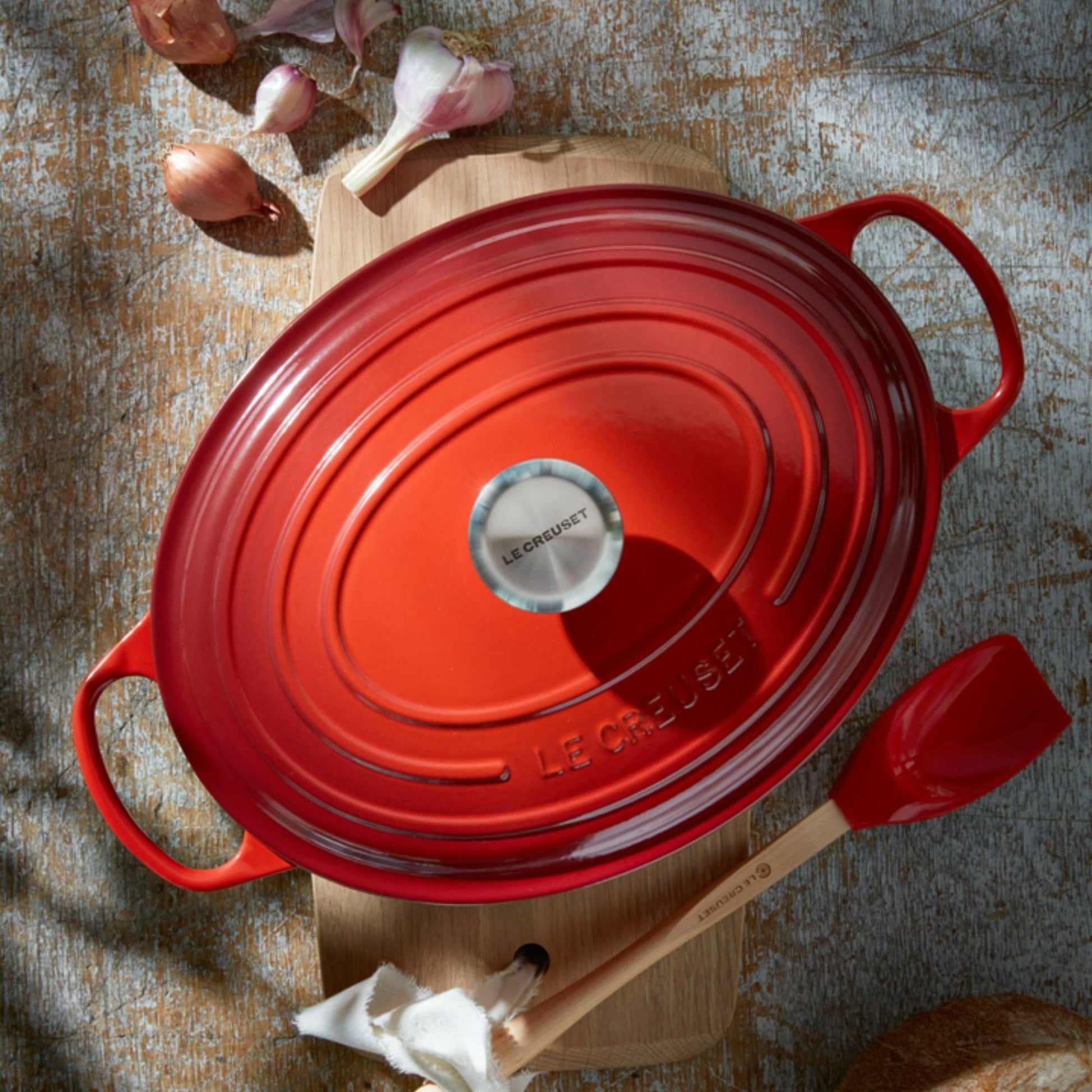 Cocotte Ovalada Cereza 27 Cm Le Creuset2#Rojo