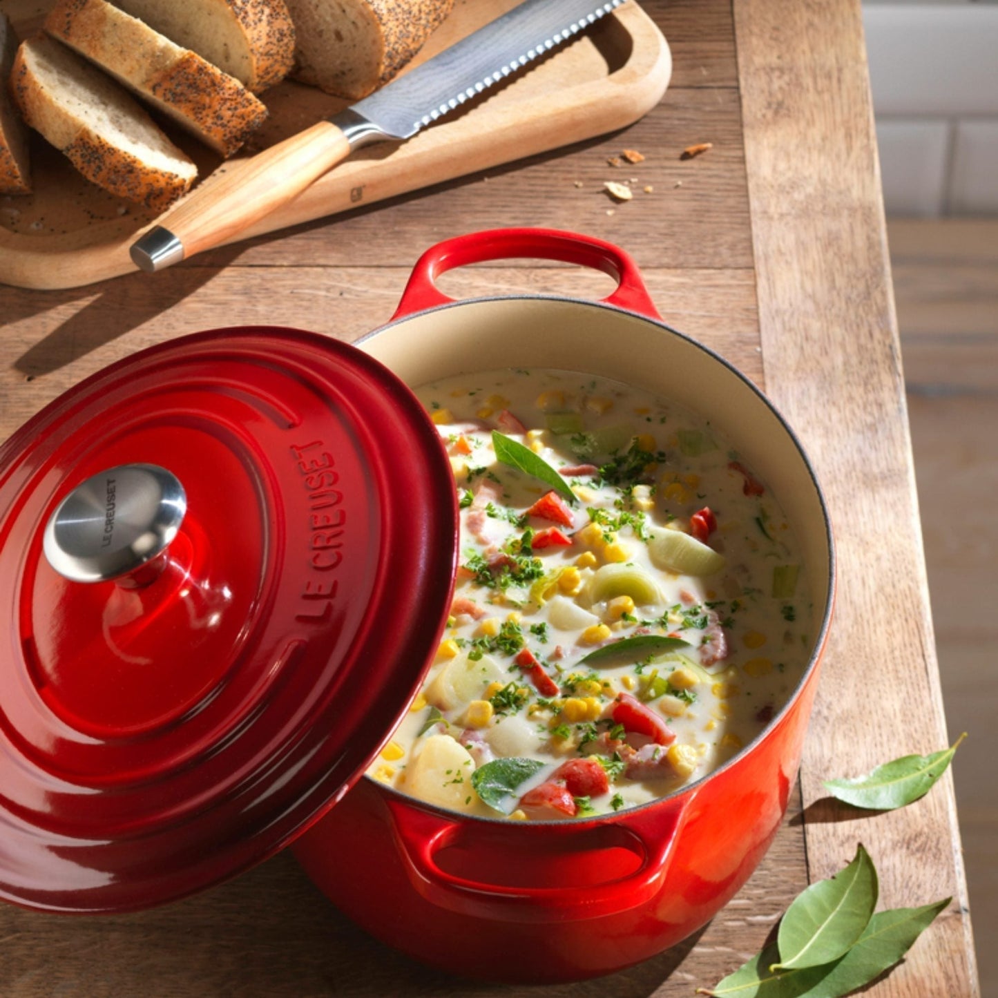 Cocotte Ovalada Cereza 27 Cm Le Creuset1#Rojo