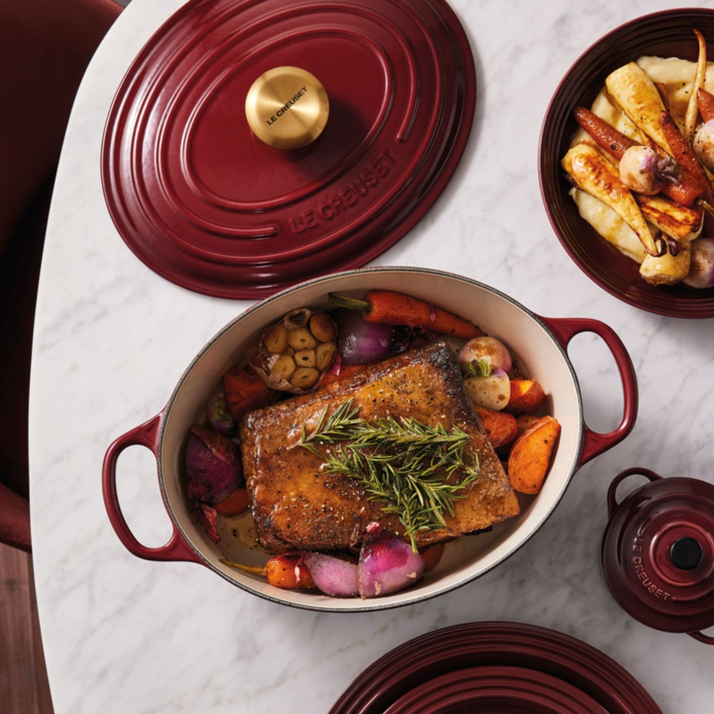Cocotte Ovalada Rhone 27 Cm Le Creuset1#Burdeo