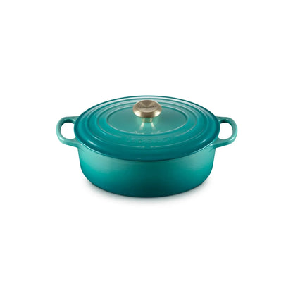 Cocotte Ovalado Bleu Riviera 31 Cm Le Creuset-Ollas