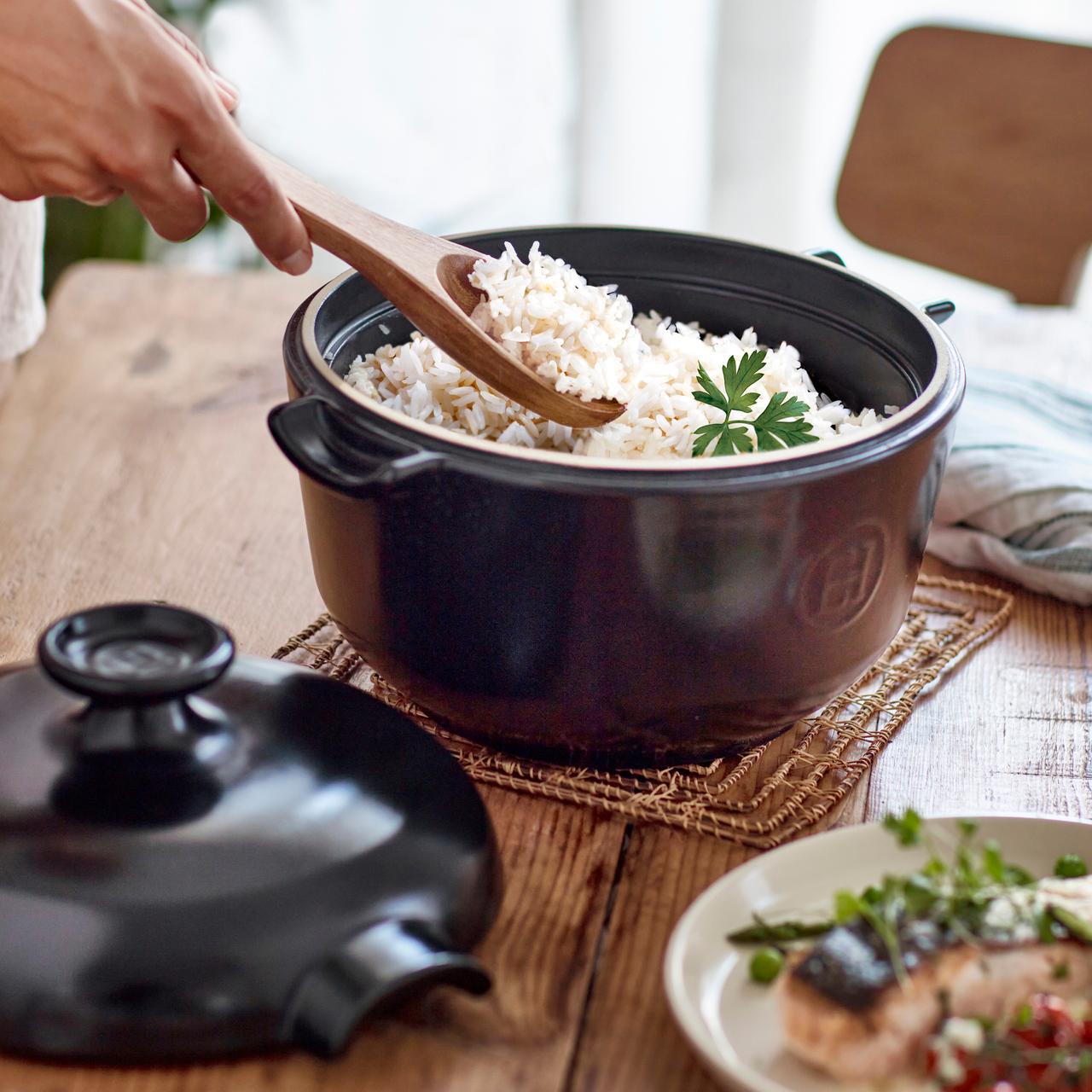 Cocotte Para Arroz Gris Oscuro Emile Henry3#Gris