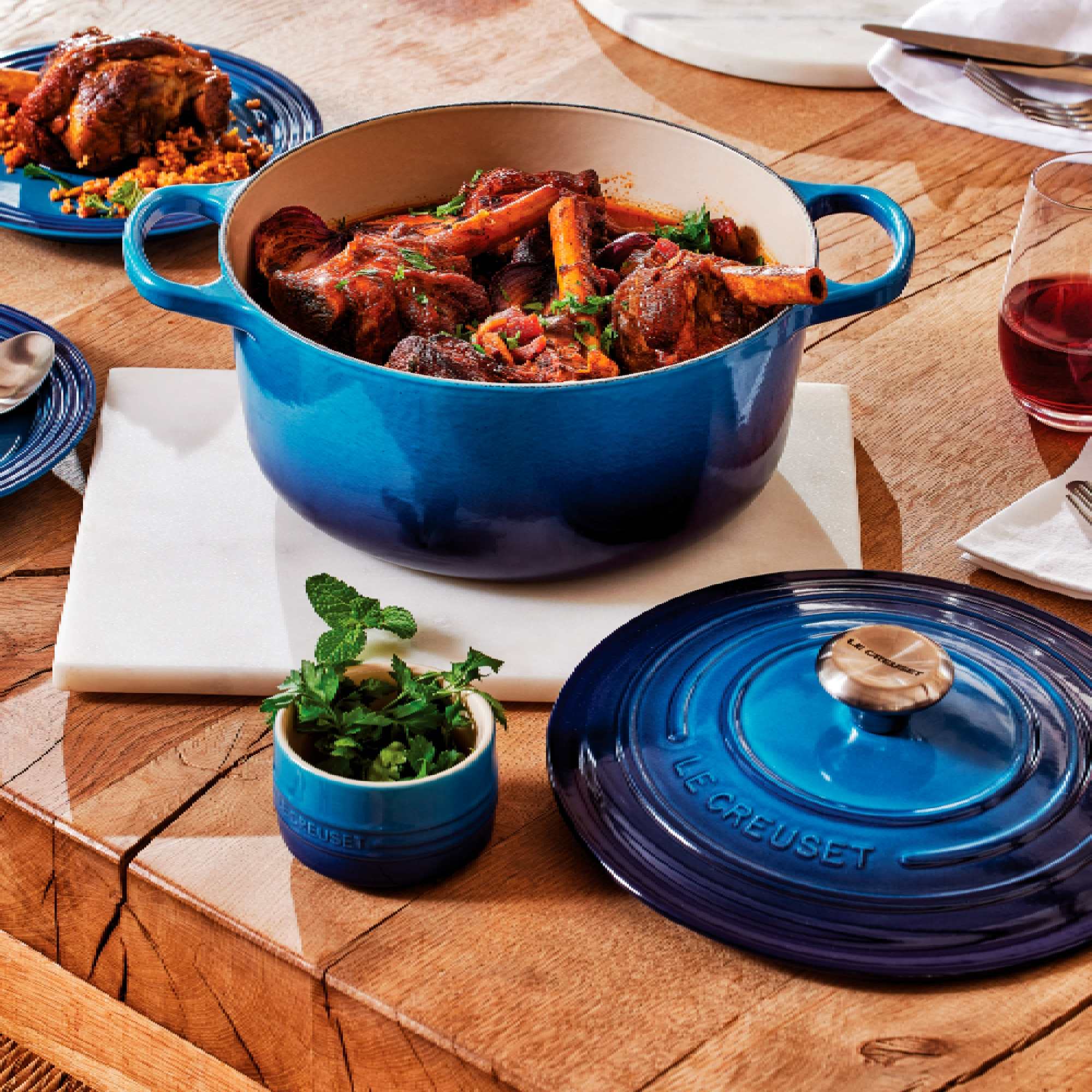 Cocotte Redonda Azure 24 Cm Le Creuset – Kitchen Center