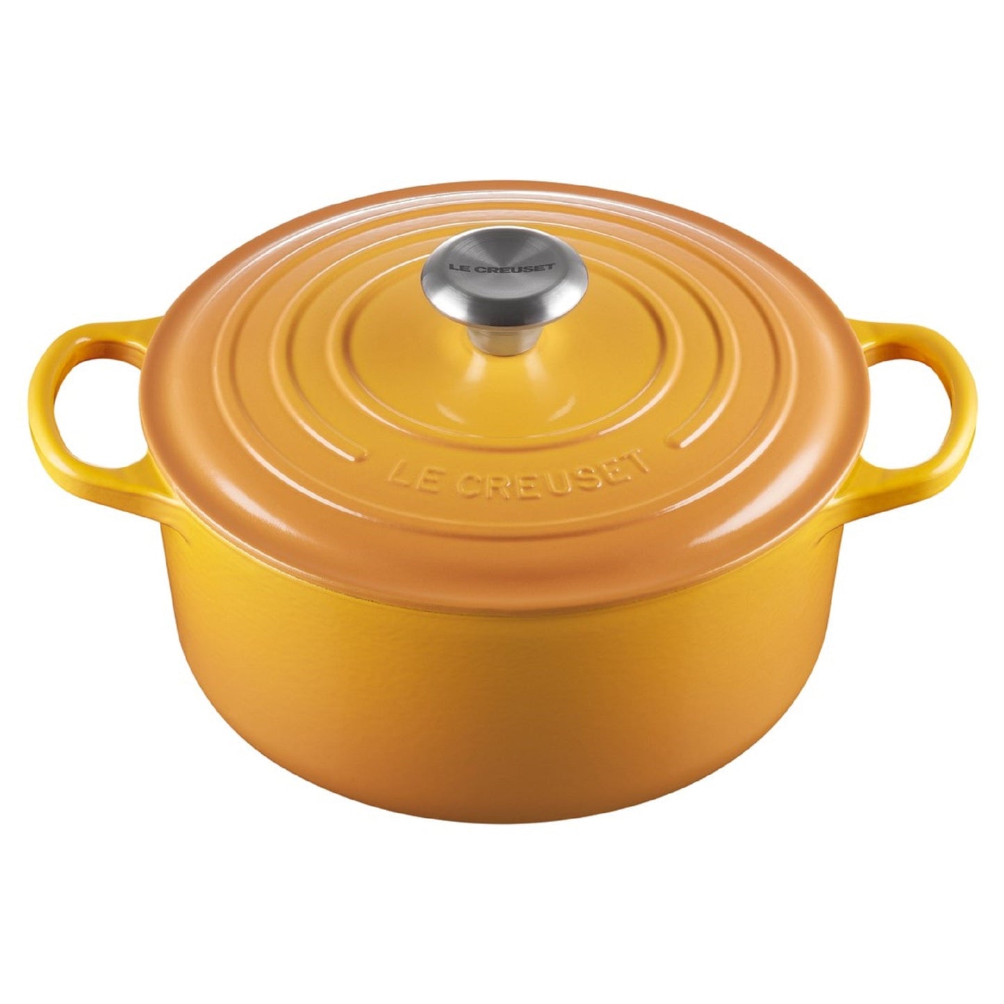 Cocotte Redonda Néctar 24cm Le Creuset2#Naranjo
