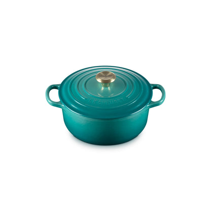 Cocotte Redonda 26 Cm Bleu Riviera Le Creuset-Ollas