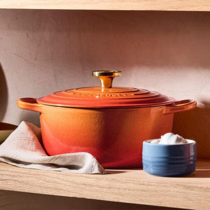 Cocotte Redonda 28cm Flamme Doree Le Creuset1#Naranja