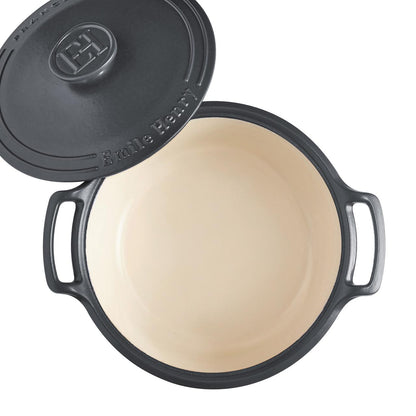 Cocotte Redonda 5L Gris Oscuro Emile Henry2#Gris