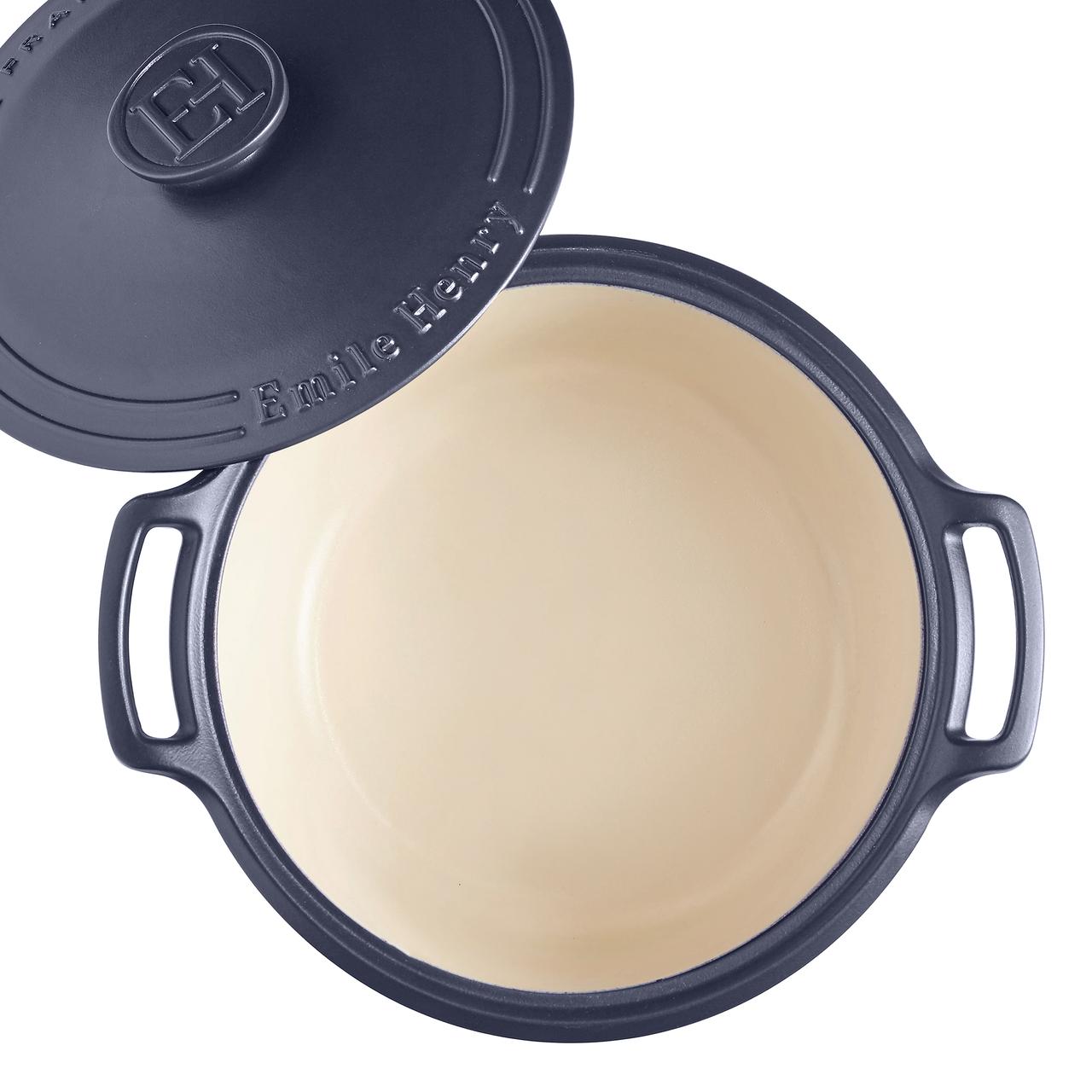 Cocotte Redonda 6L Azul índigo Emile Henry2#Azul