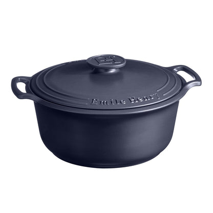 Cocotte Redonda 6L Azul índigo Emile Henry1#Azul