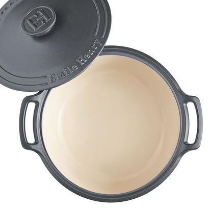 Cocotte Redonda 6L Gris Oscuro Emile Henry2#Gris