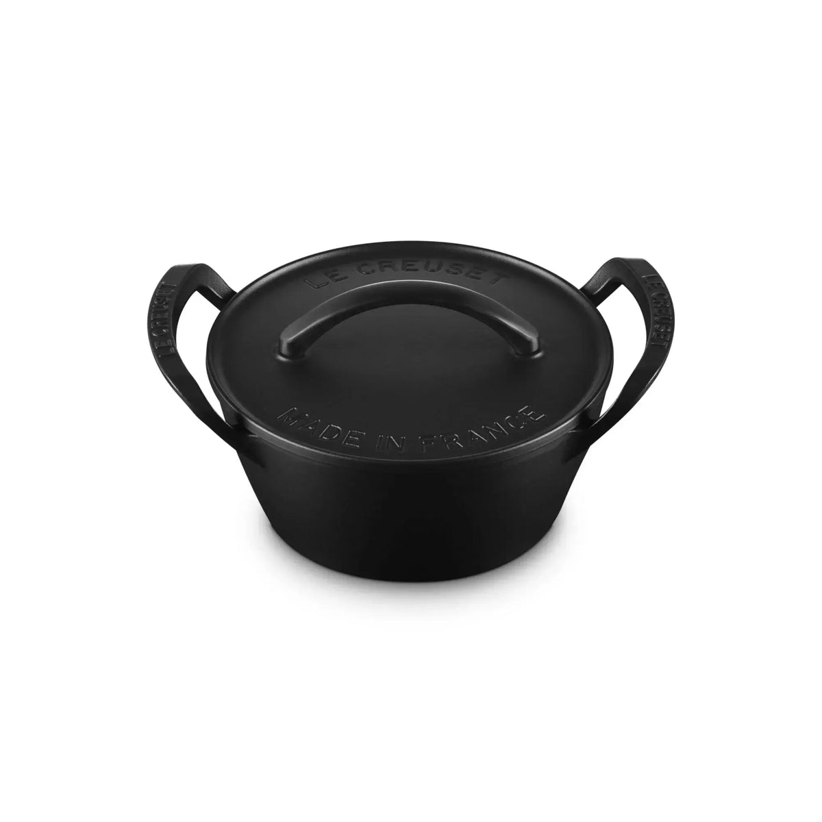 Cocotte Redonda Alpine Outdoor 25 cm Matte Black Le Creuset-Ollas