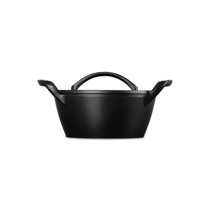 Cocotte Redonda Alpine Outdoor 25 cm Matte Black Le Creuset-Ollas