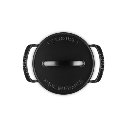 Cocotte Redonda Alpine Outdoor 25 cm Matte Black Le Creuset-Ollas