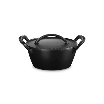 Cocotte Redonda Alpine Outdoor 25 cm Matte Black Le Creuset-Ollas