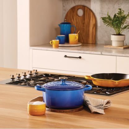 Cocotte Redonda Azure 22 Cm Le Creuset3#Azul