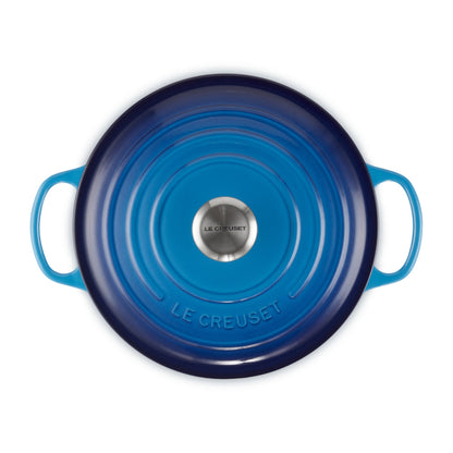Cocotte Redonda Azure 22 Cm Le Creuset5#Azul