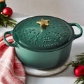 Cocotte Redonda Noel 24 Cm Artichaut Le Creuset1#Sin color