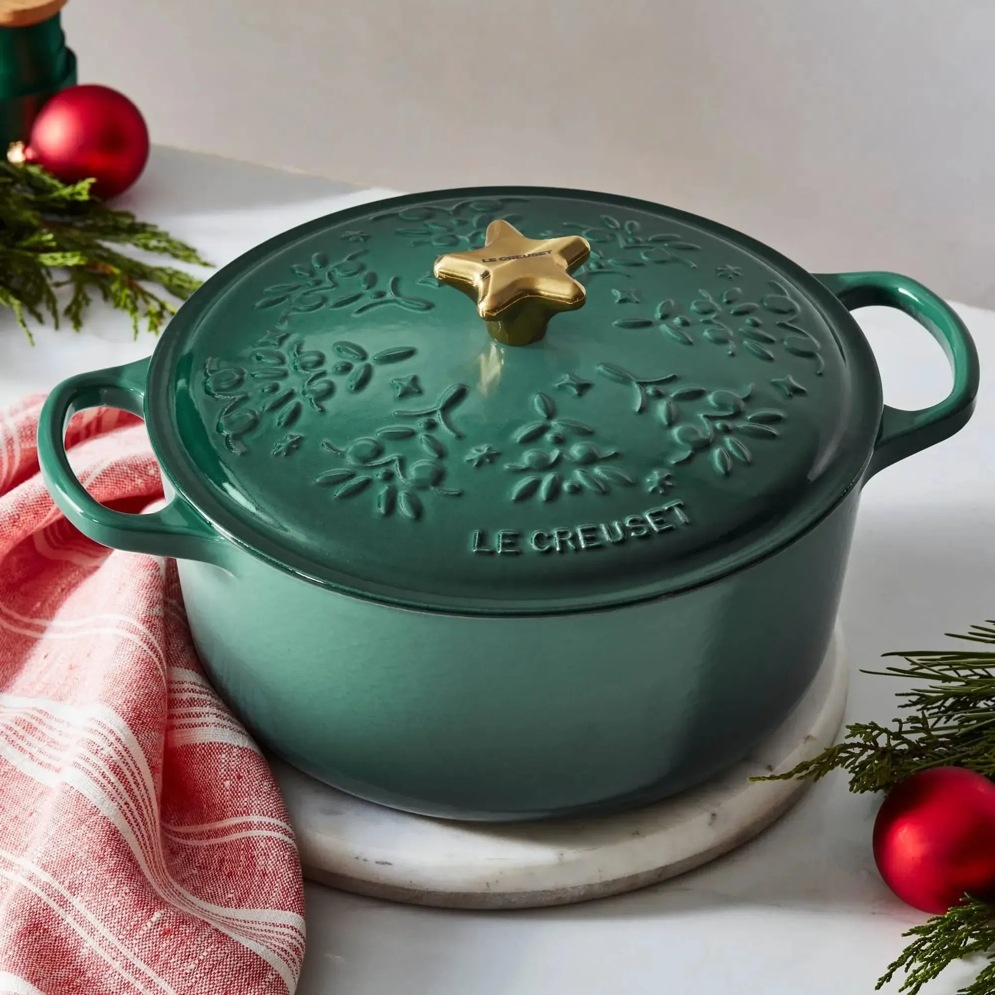 Cocotte Redonda Noel 24 Cm Artichaut Le Creuset1#Sin color