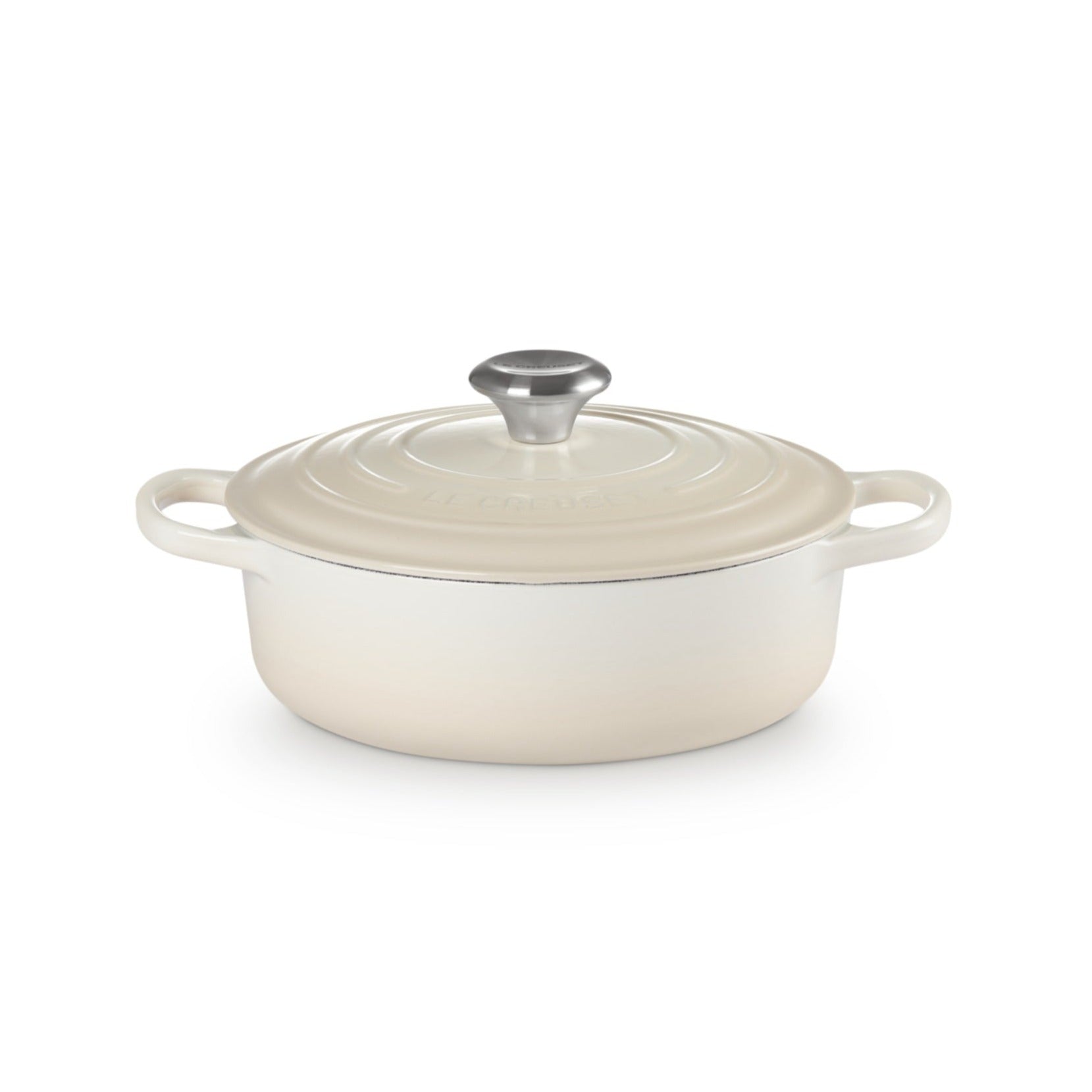 Cocotte Risotto Meringue 24 Cm Le Creuset2#Blanco