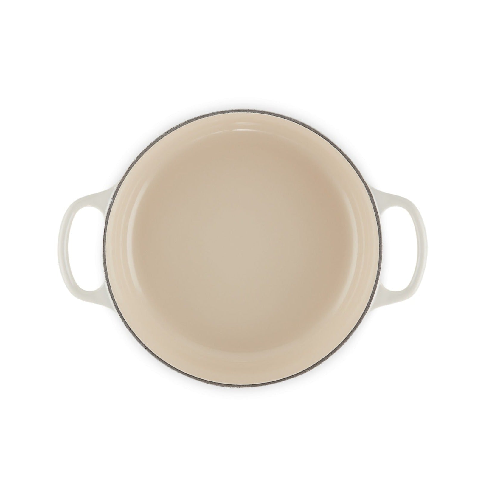 Cocotte Risotto Meringue 24 Cm Le Creuset4#Blanco