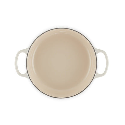 Cocotte Risotto Meringue 24 Cm Le Creuset4#Blanco