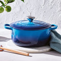 Cocotte Redonda 22 Cm Le Creuset4#Azul