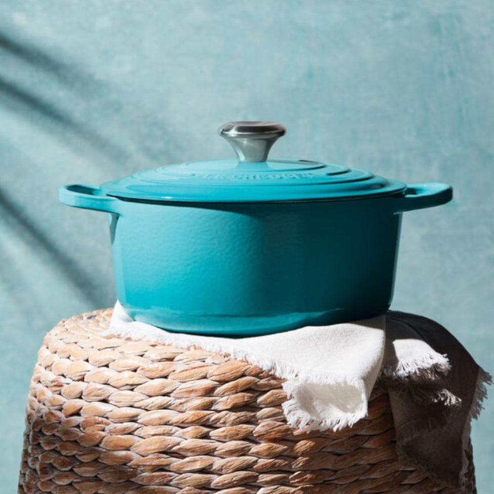Cocotte Redonda Caribe 20 Cm Le Creuset2#Azul