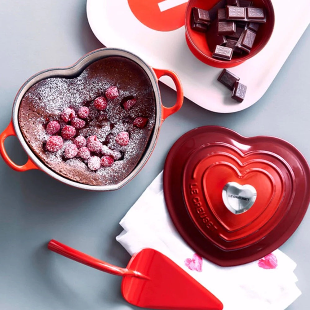Cocotte Corazón Cereza 20 Cm Le Creuset3#Rojo