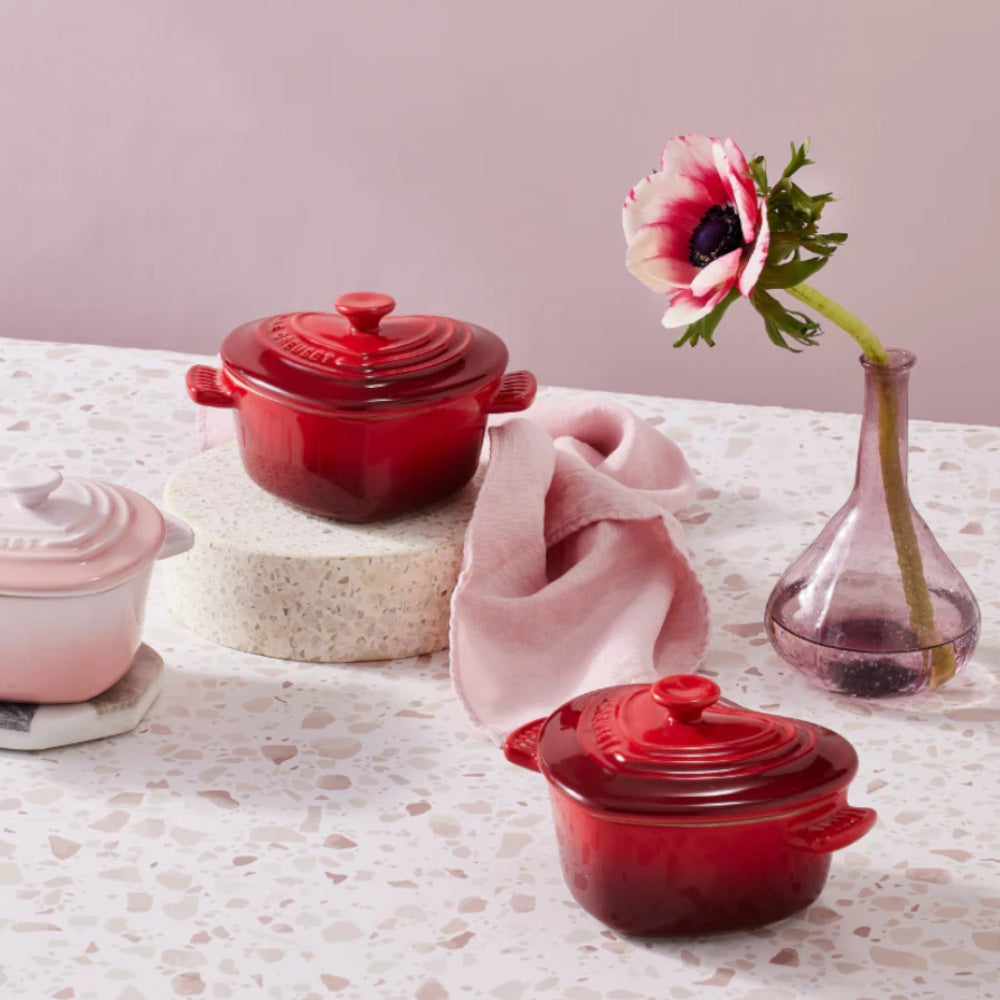 Mini Cocotte Corazón Cereza1#Rojo