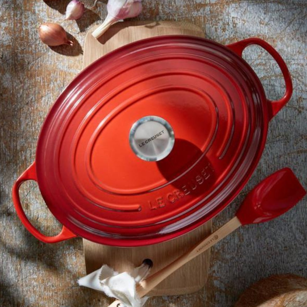 Cocotte Ovalada Cereza 31 Cm Le Creuset1#Rojo