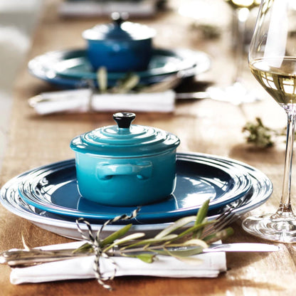 Mini Cocotte Redonda 10 Cm Le Creuset3#Turquesa