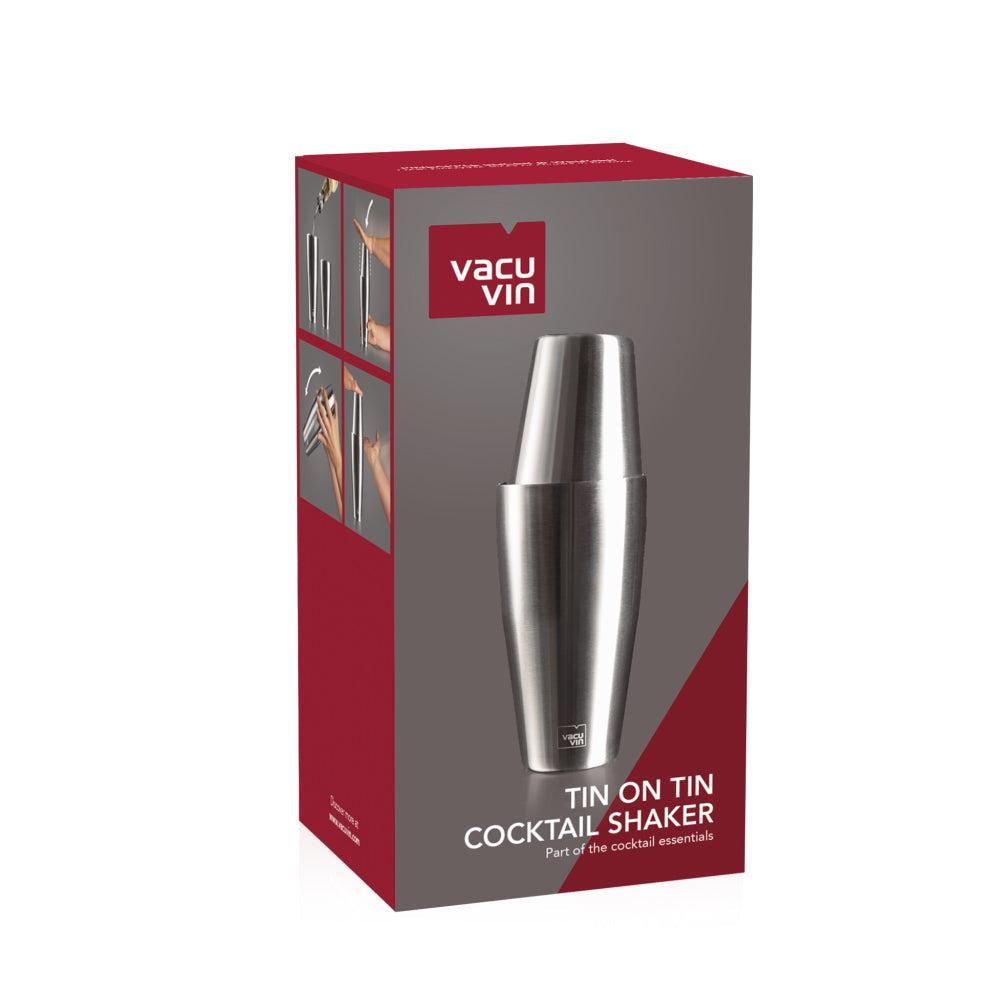 Coctelera Boston Tin-on-Tin Vacuvin2#Gris